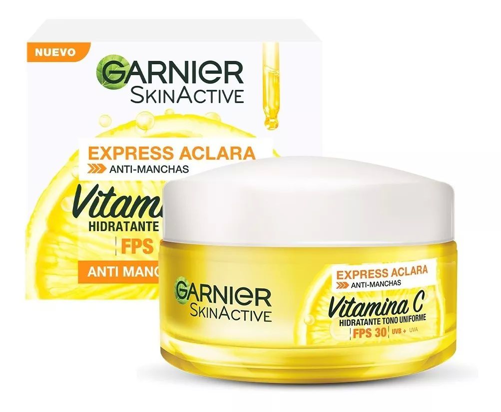 Garnier Express Aclara Vitamina C 50ml - Maissi Beauty Shop Panamá