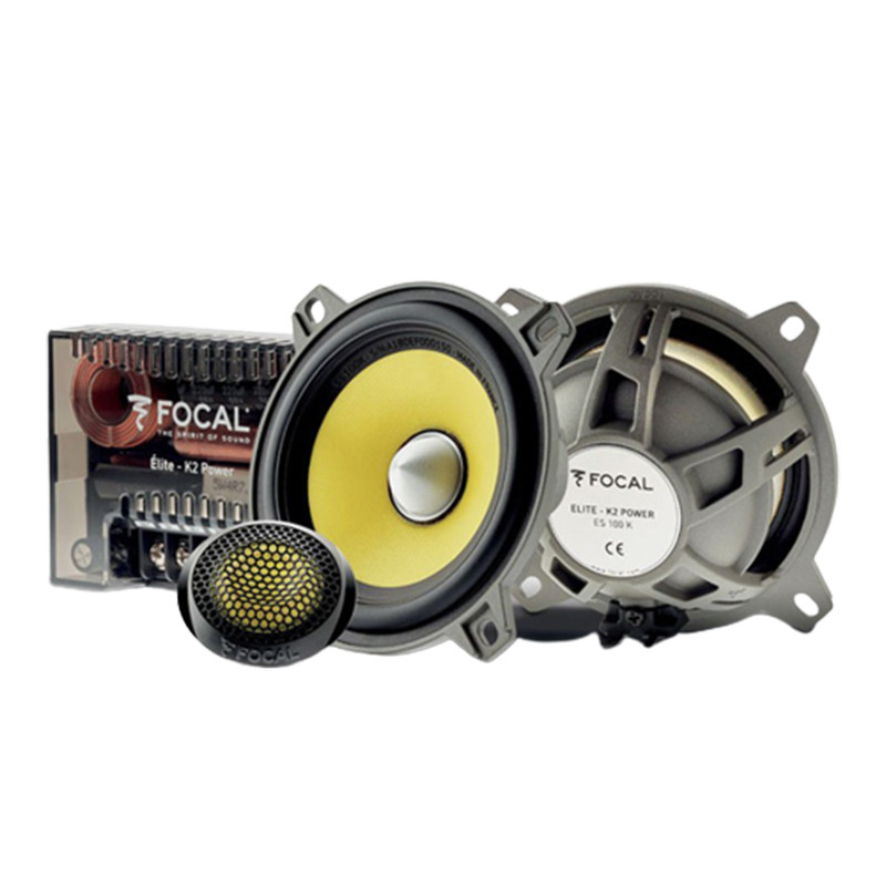 Set de medios Focal ES 100K Bocinas de 2 vías con 120 Watts 4"