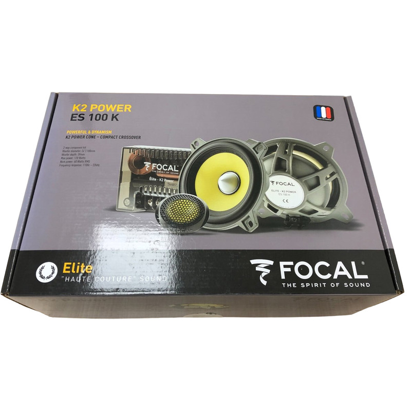 Set de medios Focal ES 100K Bocinas de 2 vías con 120 Watts 4"