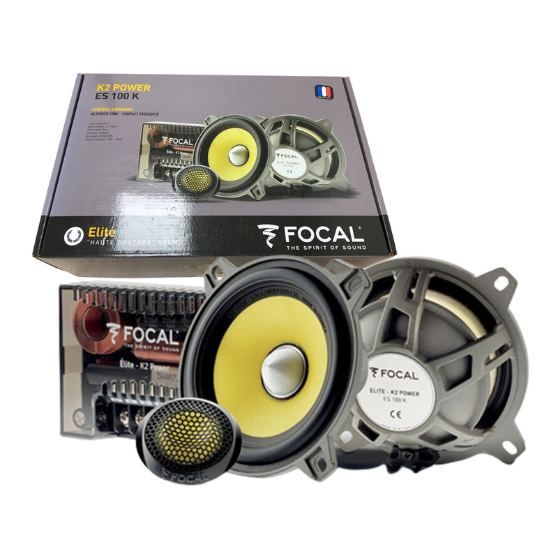 Set de medios Focal ES 100K Bocinas de 2 vías con 120 Watts 4"