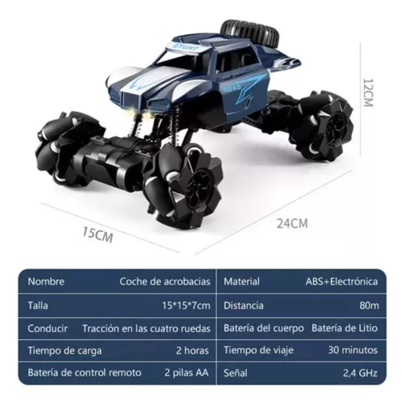 Coches De Control Remoto 4wd 24cm .