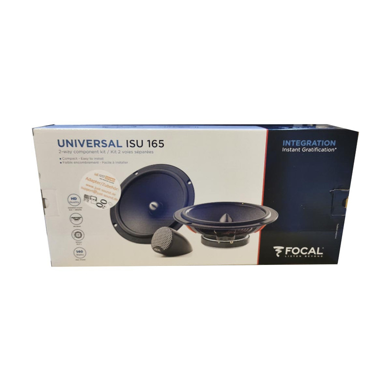 Bocinas Focal ISU165 16,5cm 2-Wege Altavoz de coche Sistema de componentes 70W RMS 93dB