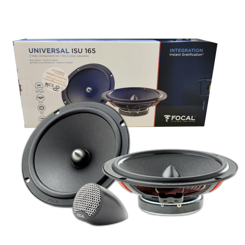 Bocinas Focal ISU165 16,5cm 2-Wege Altavoz de coche Sistema de componentes 70W RMS 93dB