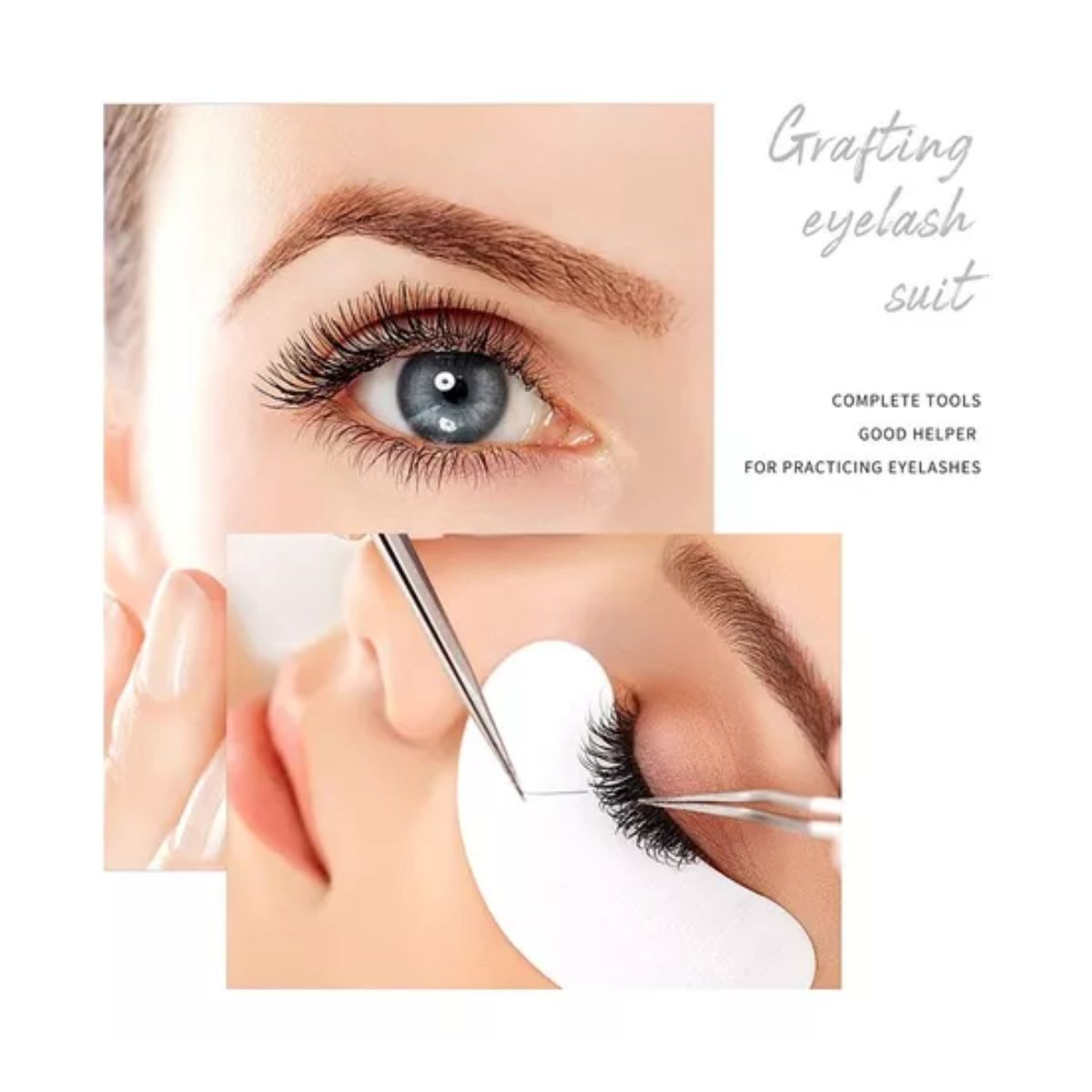 Kit Para Pestañas De Práctica Profesional Extensión Mink 1x1