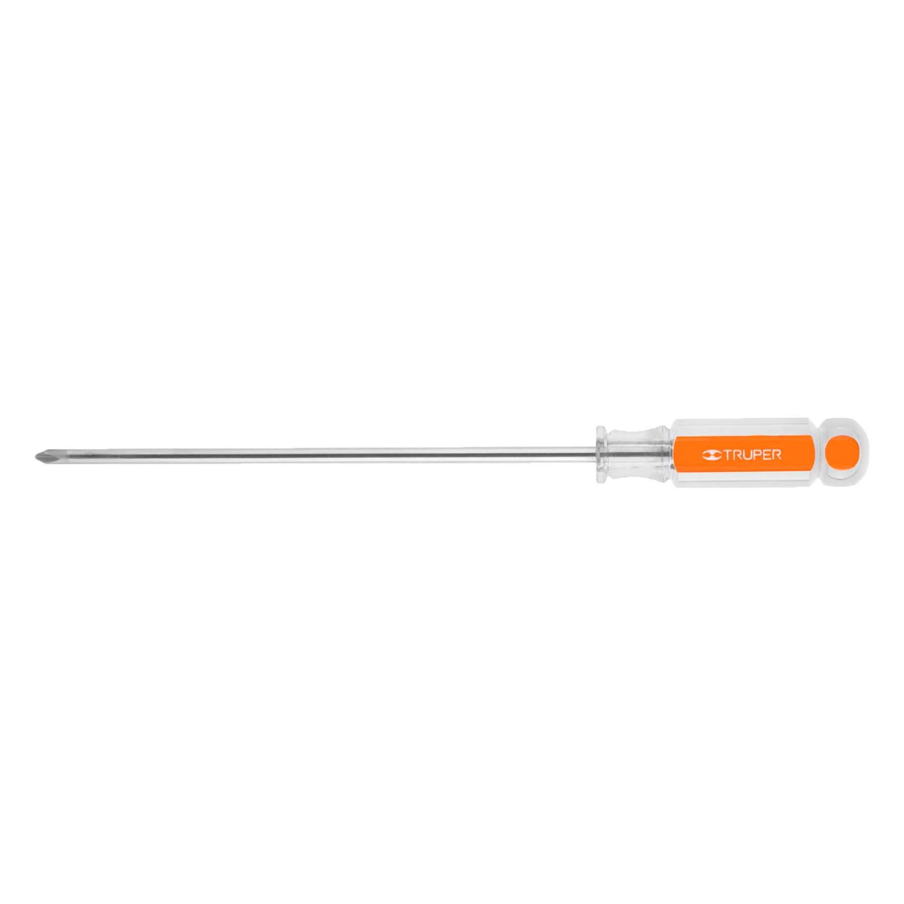 DESARMADOR DE CRUZ 1/4" X 8" MANGO DE ACETATO, TRUPER 14080