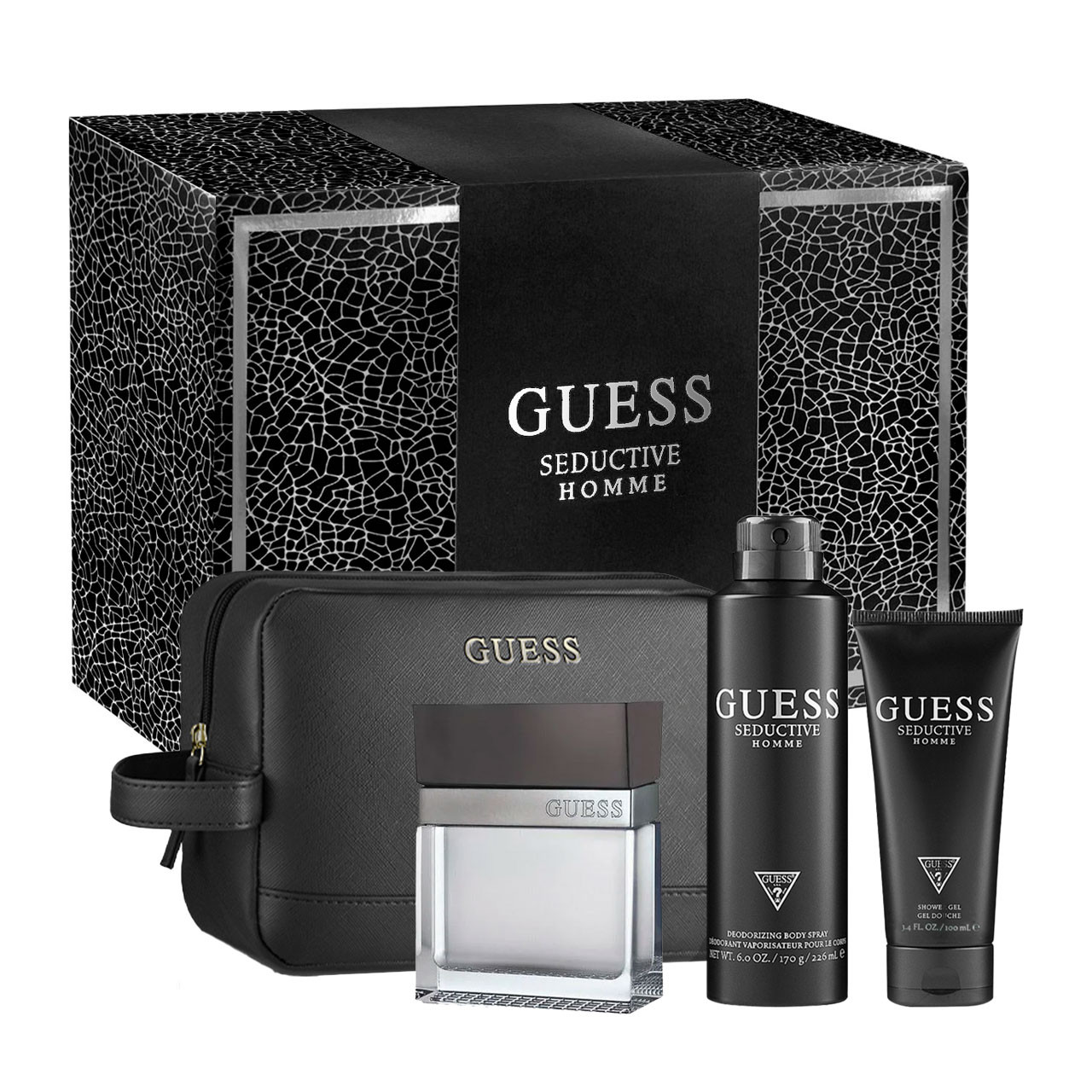 Set 4 Piezas Guess Seductive Homme para Hombre EDT