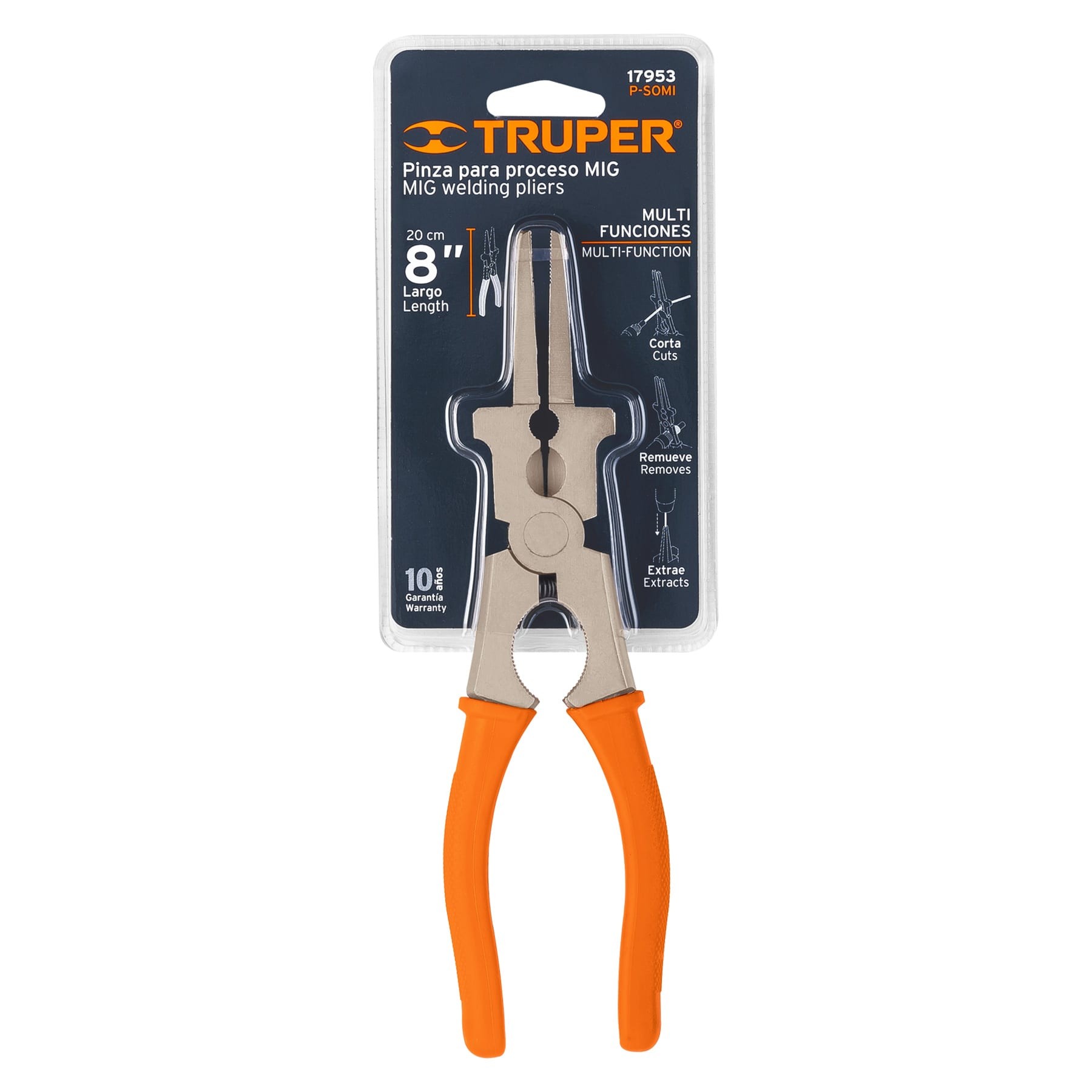 Pinza para proceso MIG, Truper 17953