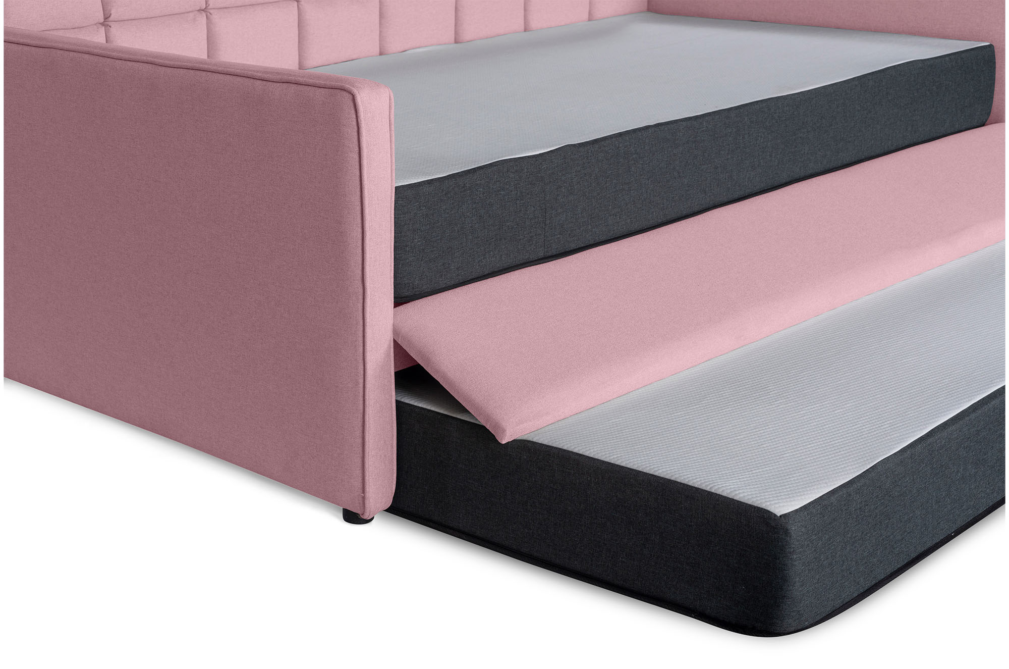 Cama Daybed individual doble Samson Makora Palo de Rosa No Incluye Colchones