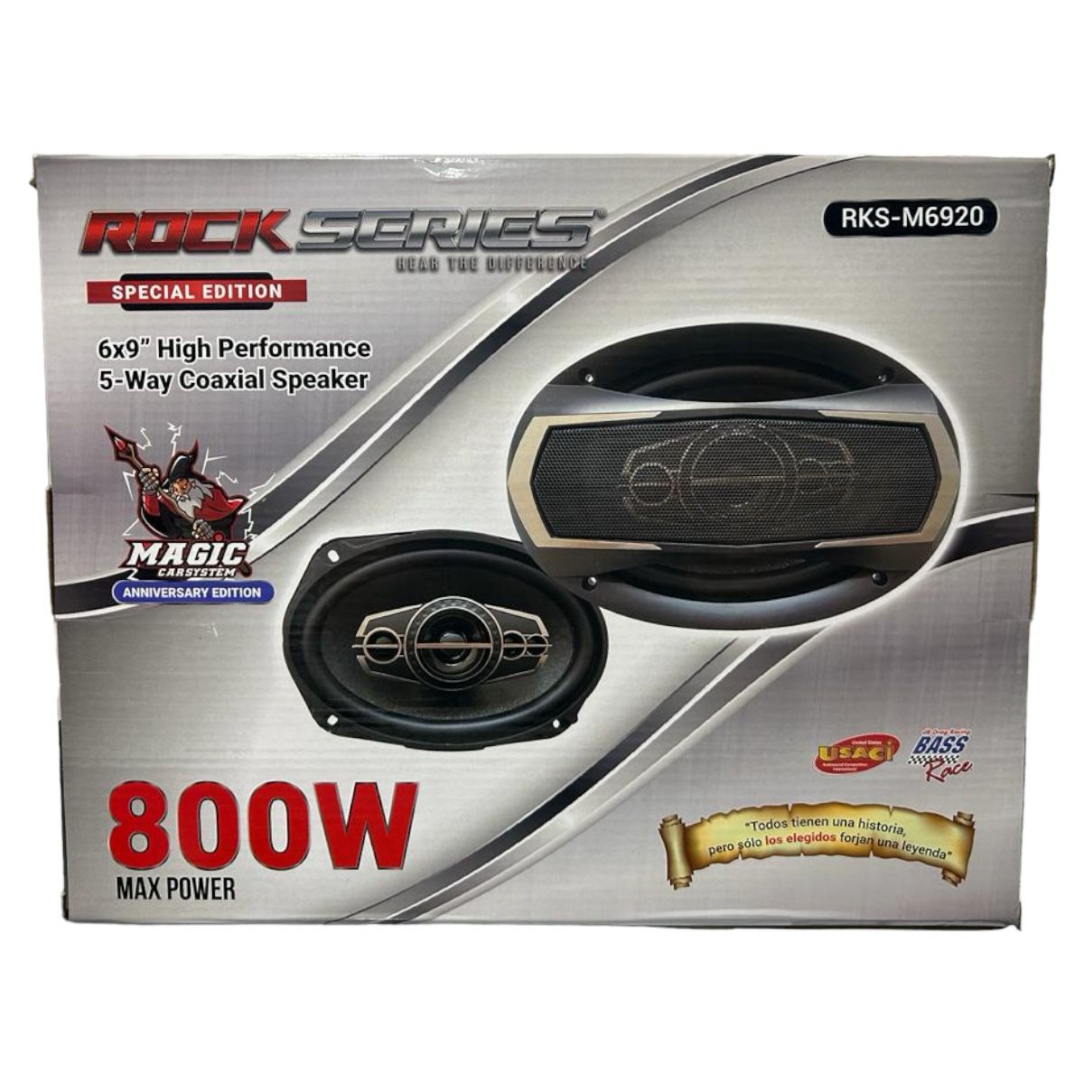 Bocinas rock series 6x9 800w