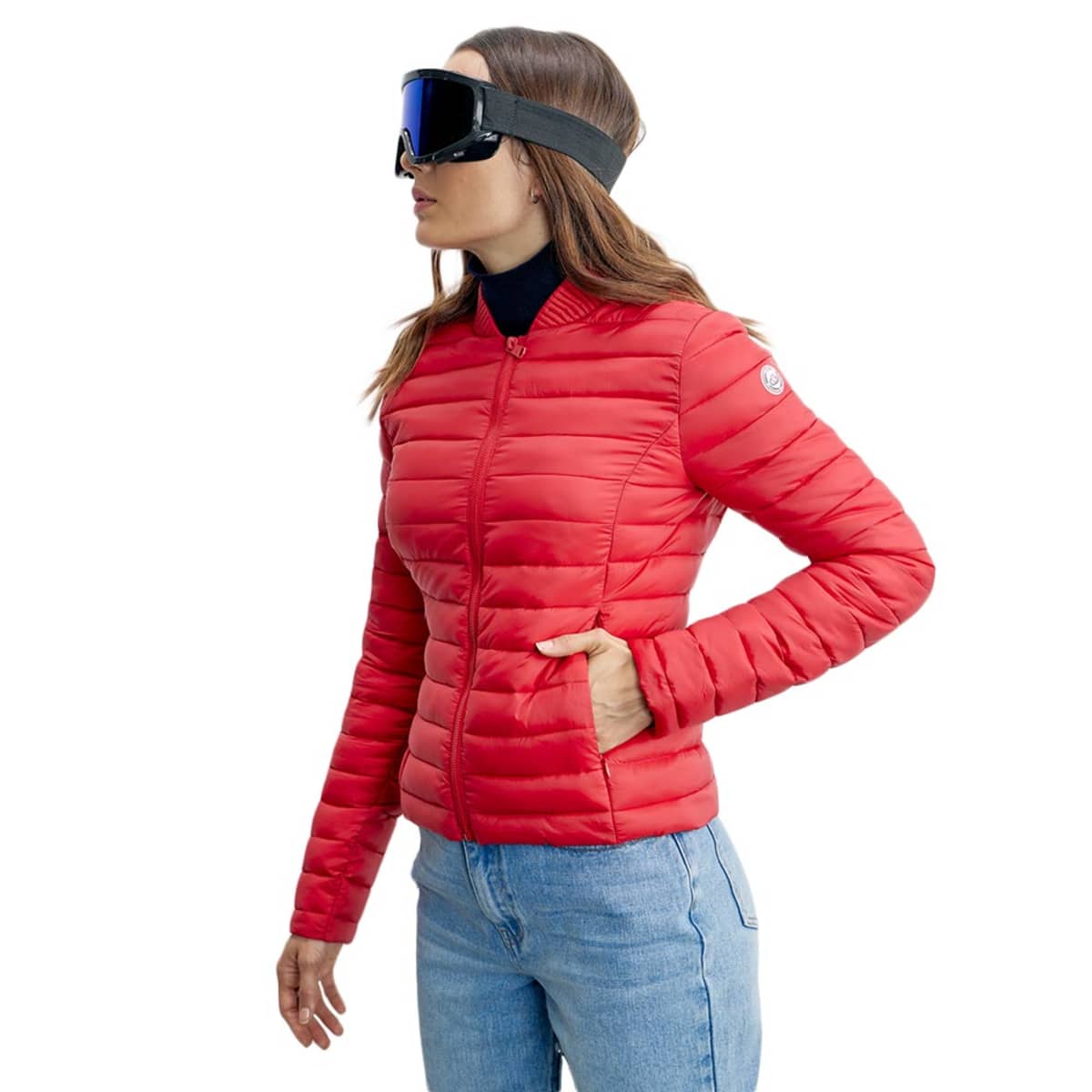 Chamarra de mujer Holly Land ligera, color rojo, de nylon, mod. 1088931