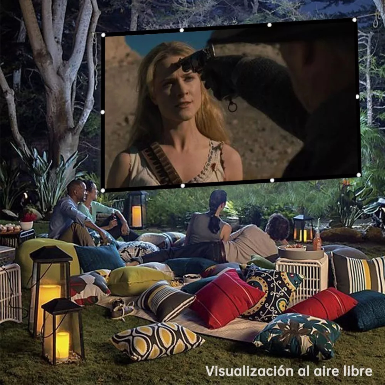 Pantalla De Proyección De 150 Pulgadas 16:9 Hd