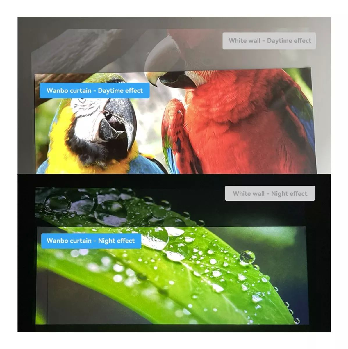 Wanbo Pantalla Para Proyectores 16:9 Hd 100'' De Proyección