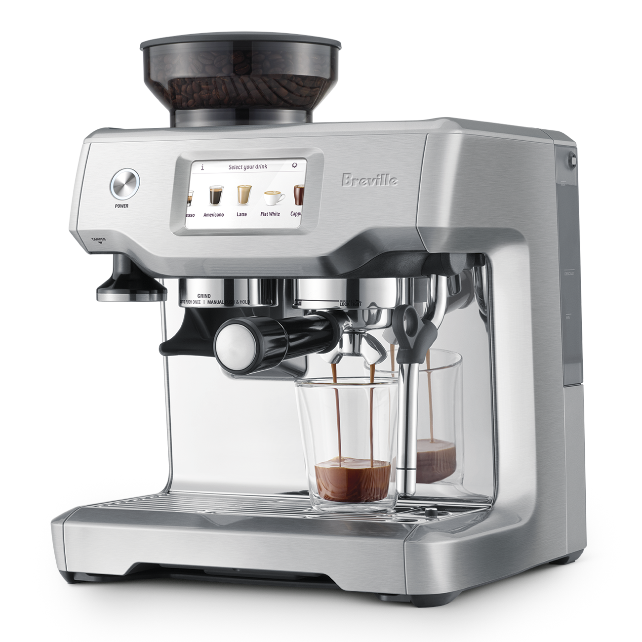  Breville BES880BSS Barista Touch Espresso Maker, Acero  Inoxidable : Hogar y Cocina