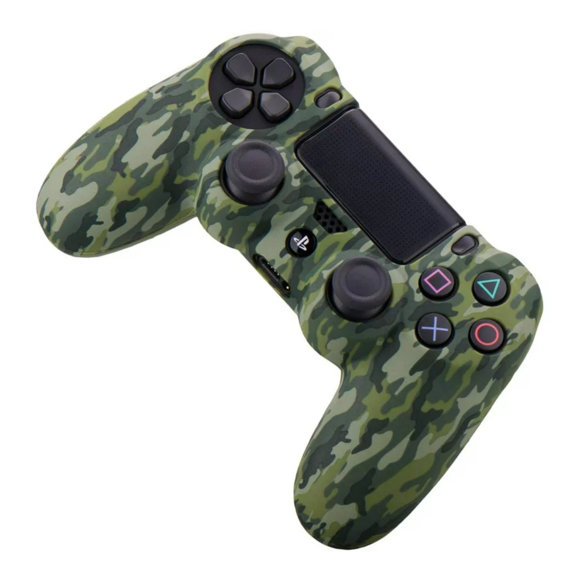 Funda Para Control PlayStation 4 (Militar) + 8 Grips