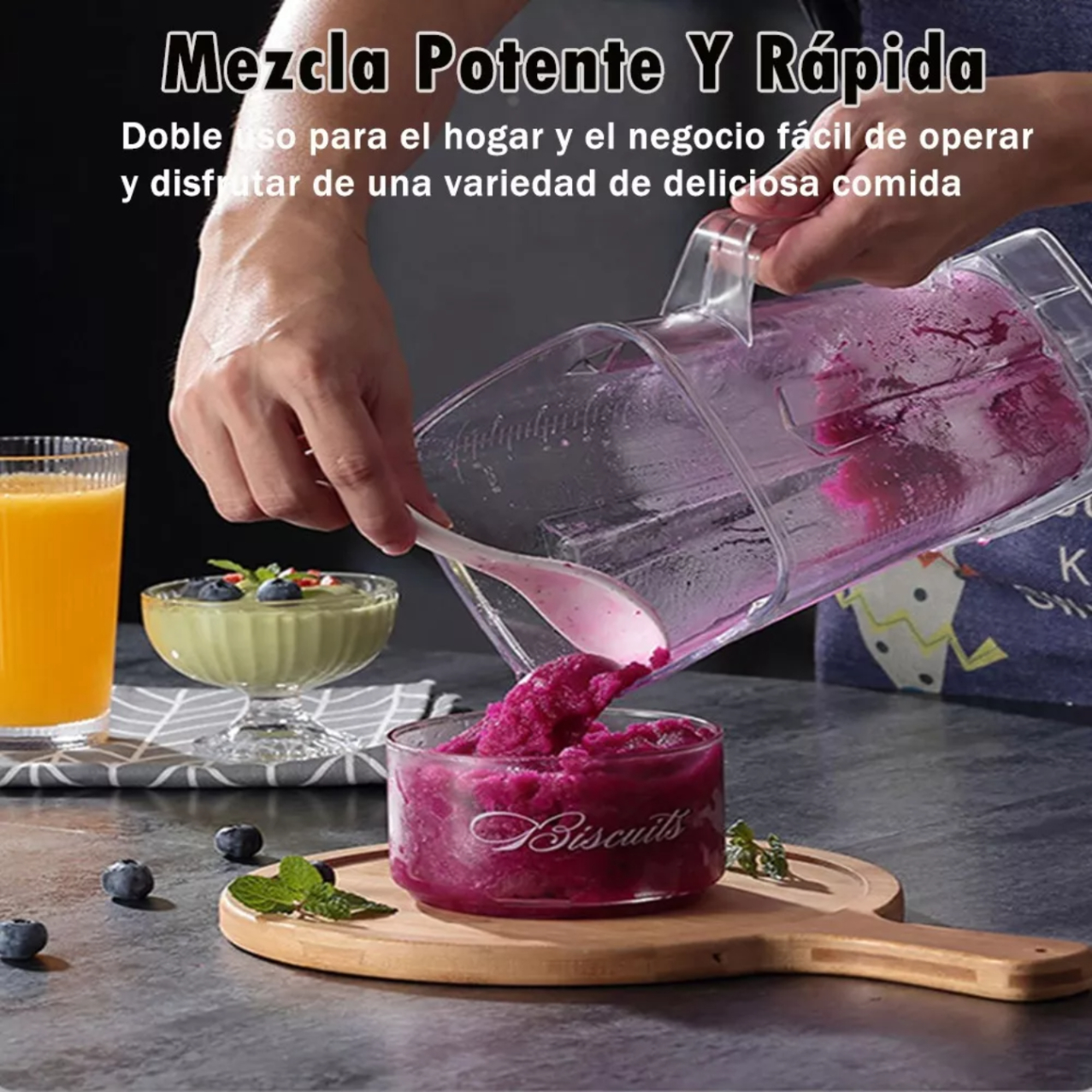 Licuadora Oster BLSTKAG-RRD 1.5 L roja con vaso de vidrio 127V