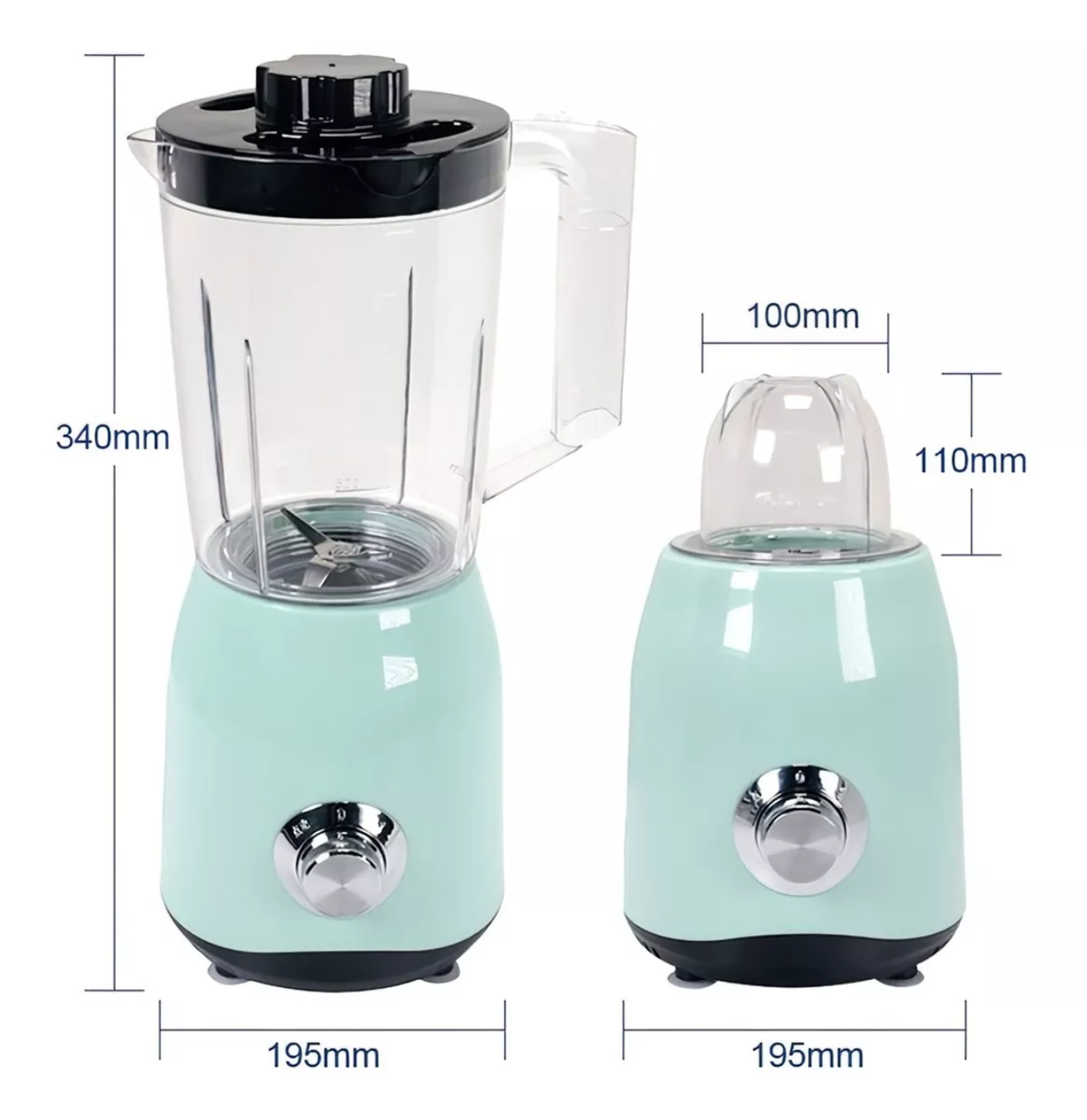 Licuadora Multifuncion Blender Profesional 2 Vasos