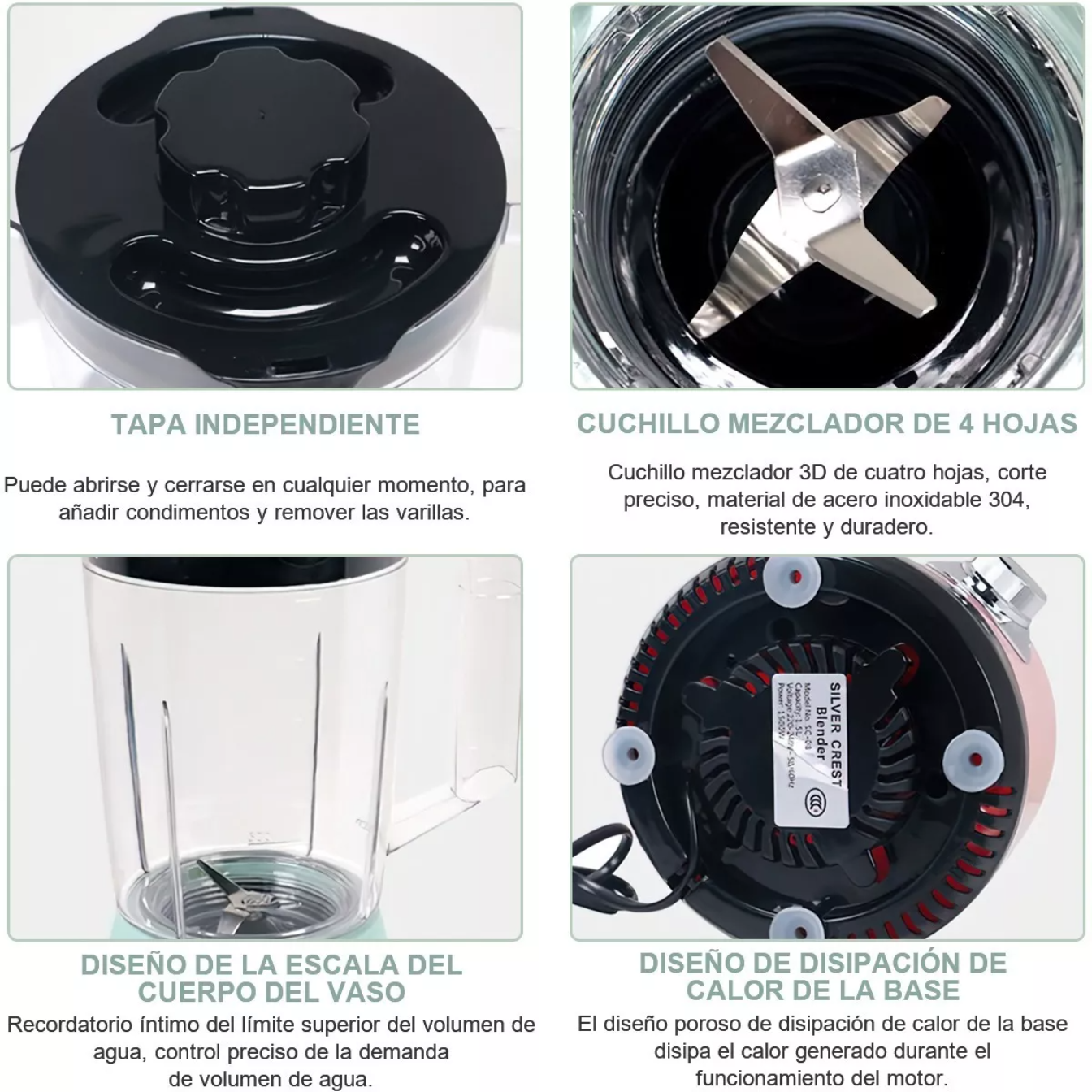 Licuadora Multifuncion Blender Profesional 2 Vasos