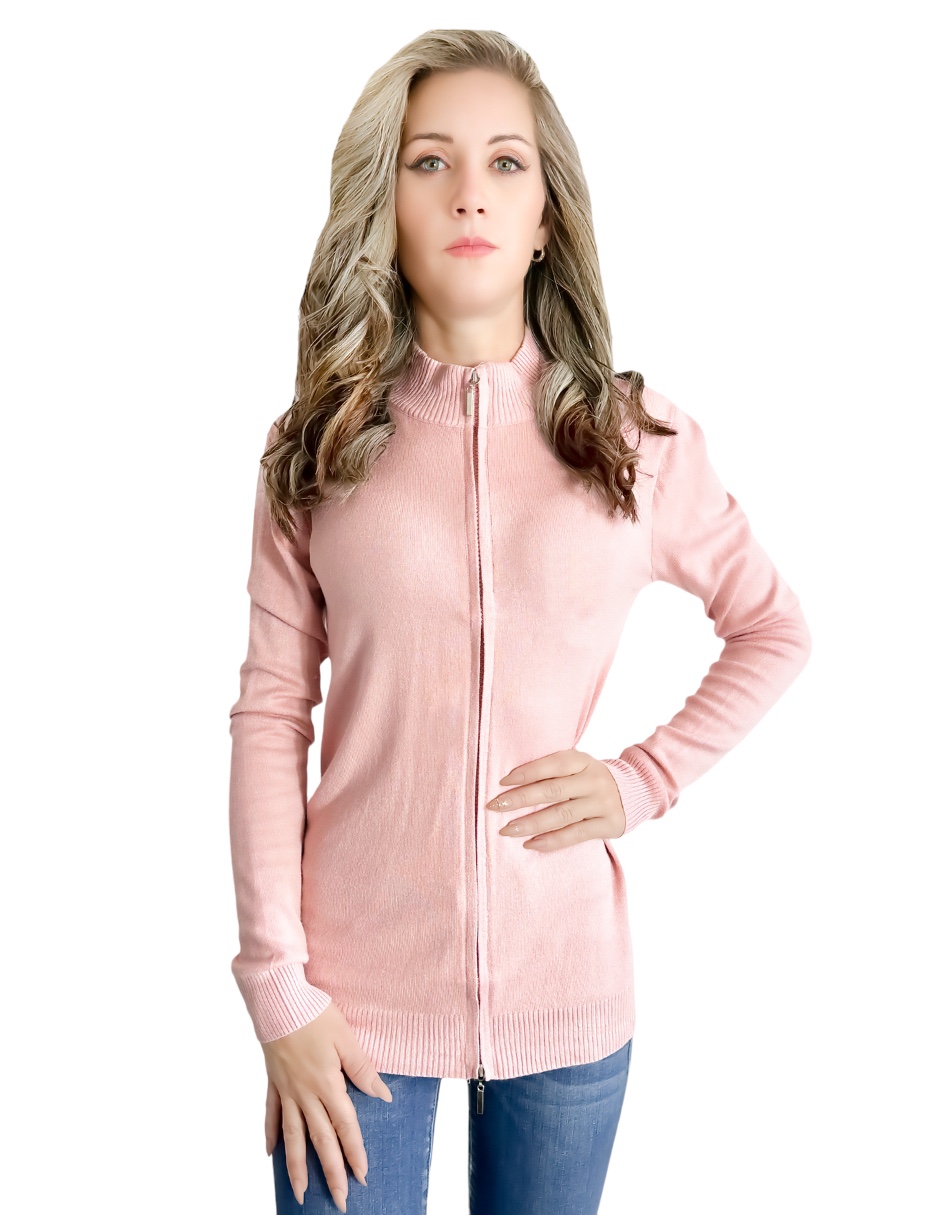 Sueter Mujer De Cuello Alto Y Cierre Sueteres Dama Sweaters De colores