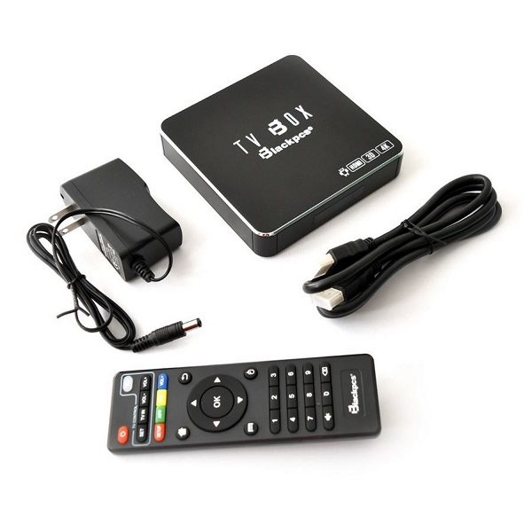 Tv Box Blackpcs 4K 3d Wifi Red Control Negro