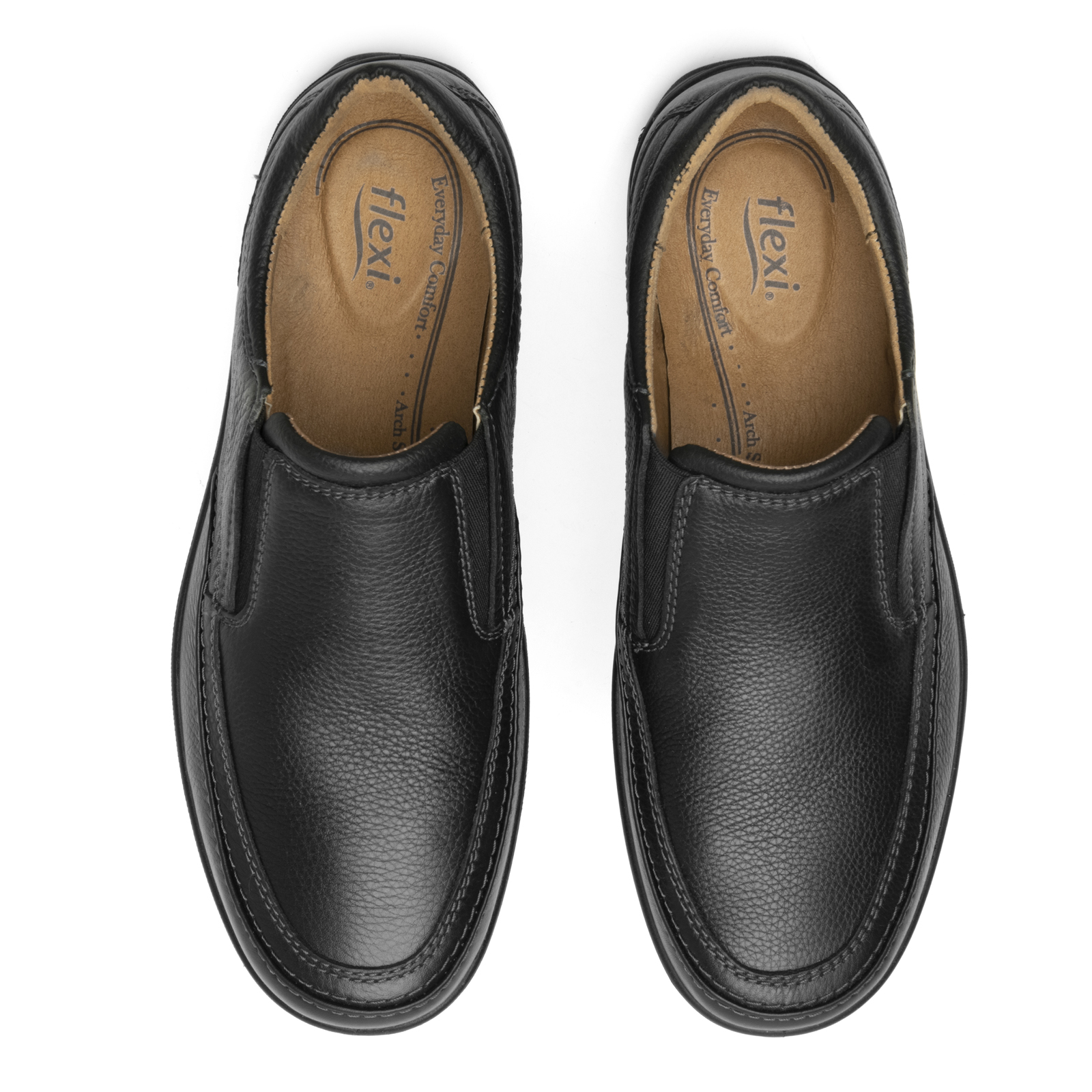 Mocasines Flexi Negro Para Hombre Confort 415902 Originales