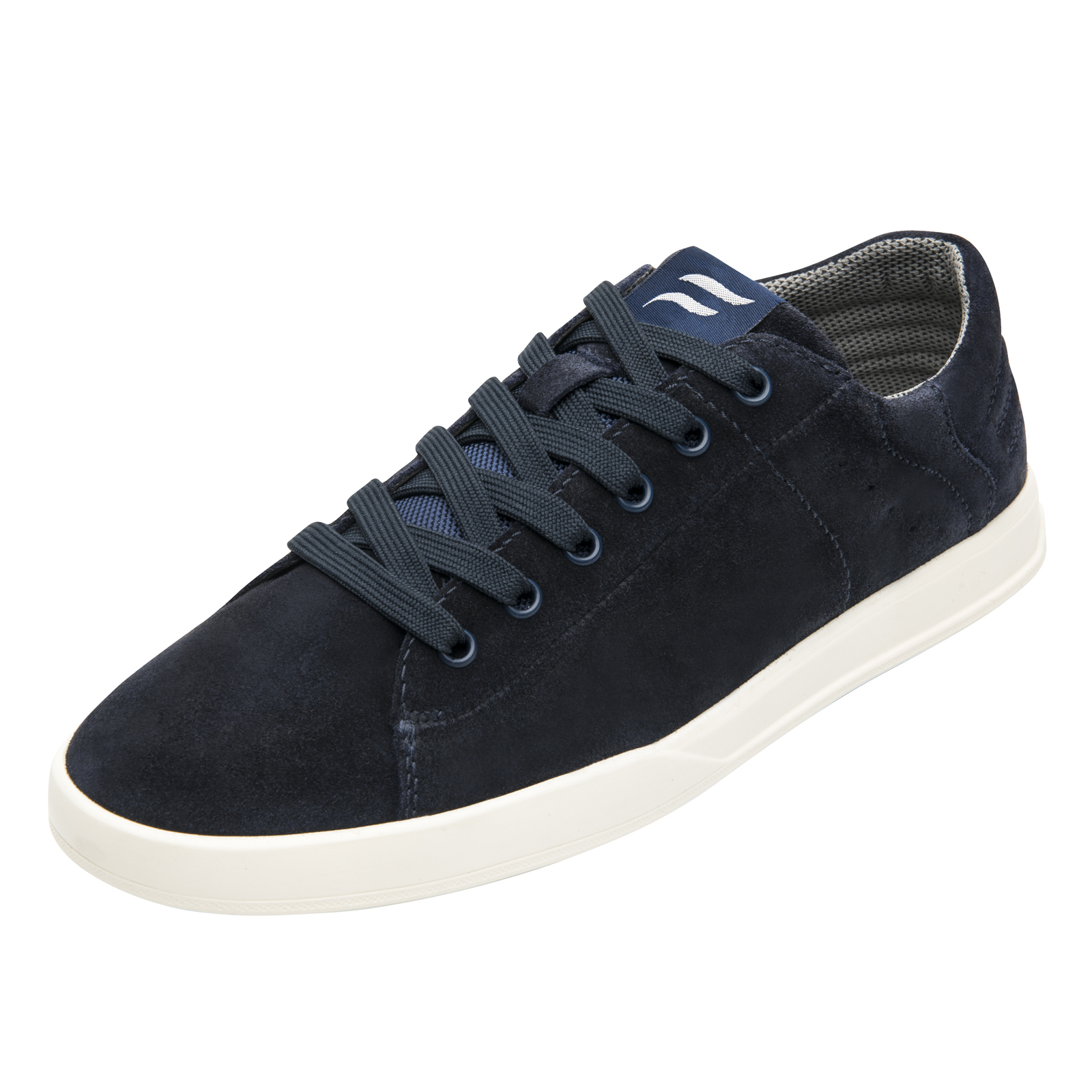 Tenis Sneakers Choclos Para Hombre Piel Gamuz 412402 Marino