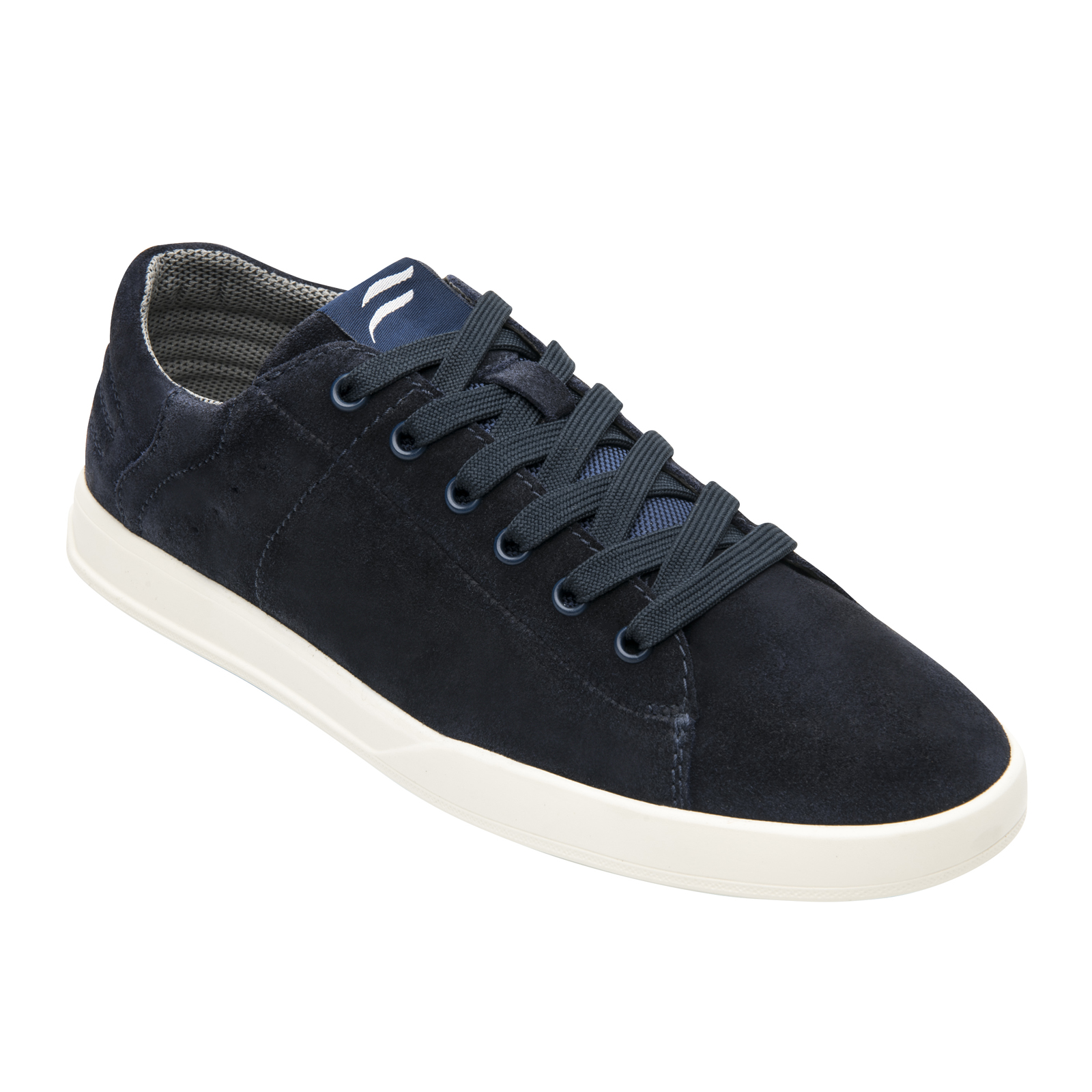 Tenis Sneakers Choclos Para Hombre Piel Gamuz 412402 Marino