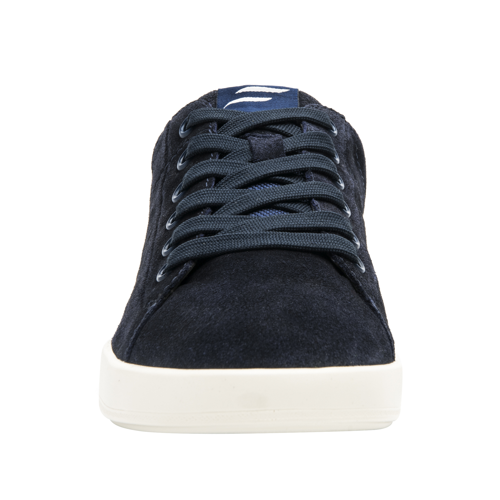 Tenis Sneakers Choclos Para Hombre Piel Gamuz 412402 Marino
