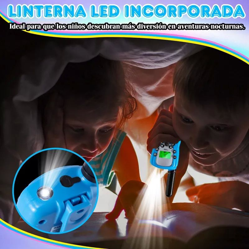 2 Piezas Walkie Talkie Juguetes Para Niños Juguete Radio