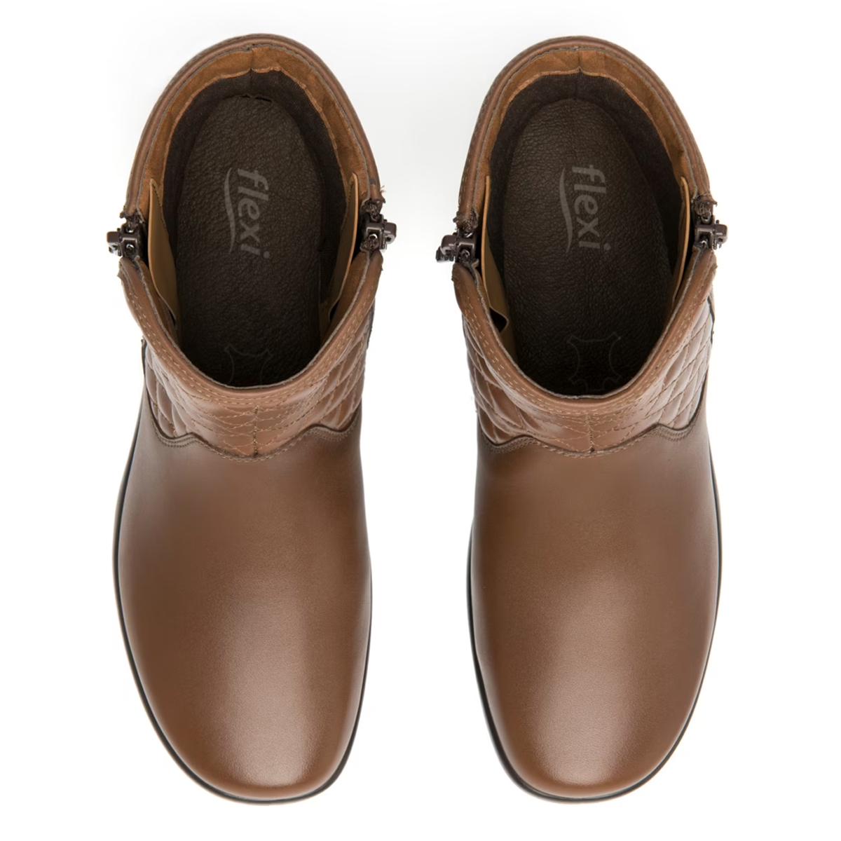 Botin Mujer Flexi Confort 48330 Whisky Piel Plantilla Removi