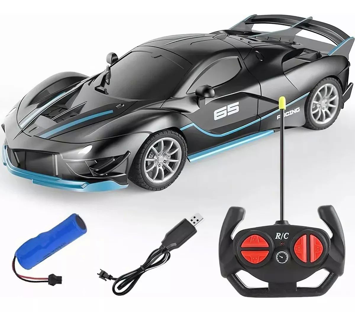 Carro Control Remoto Recargable Para Niños 1:18