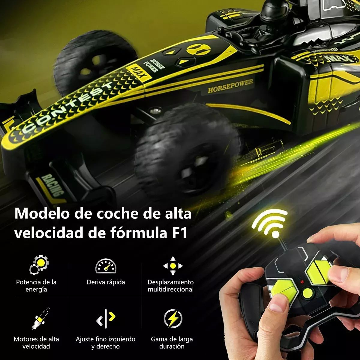 Coche De Control Remoto Recargable 1:20 Para Niños