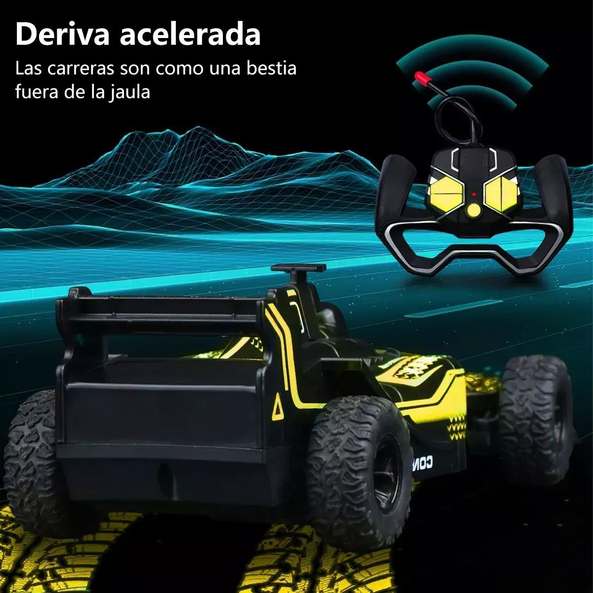 Coche De Control Remoto Recargable 1:20 Para Niños