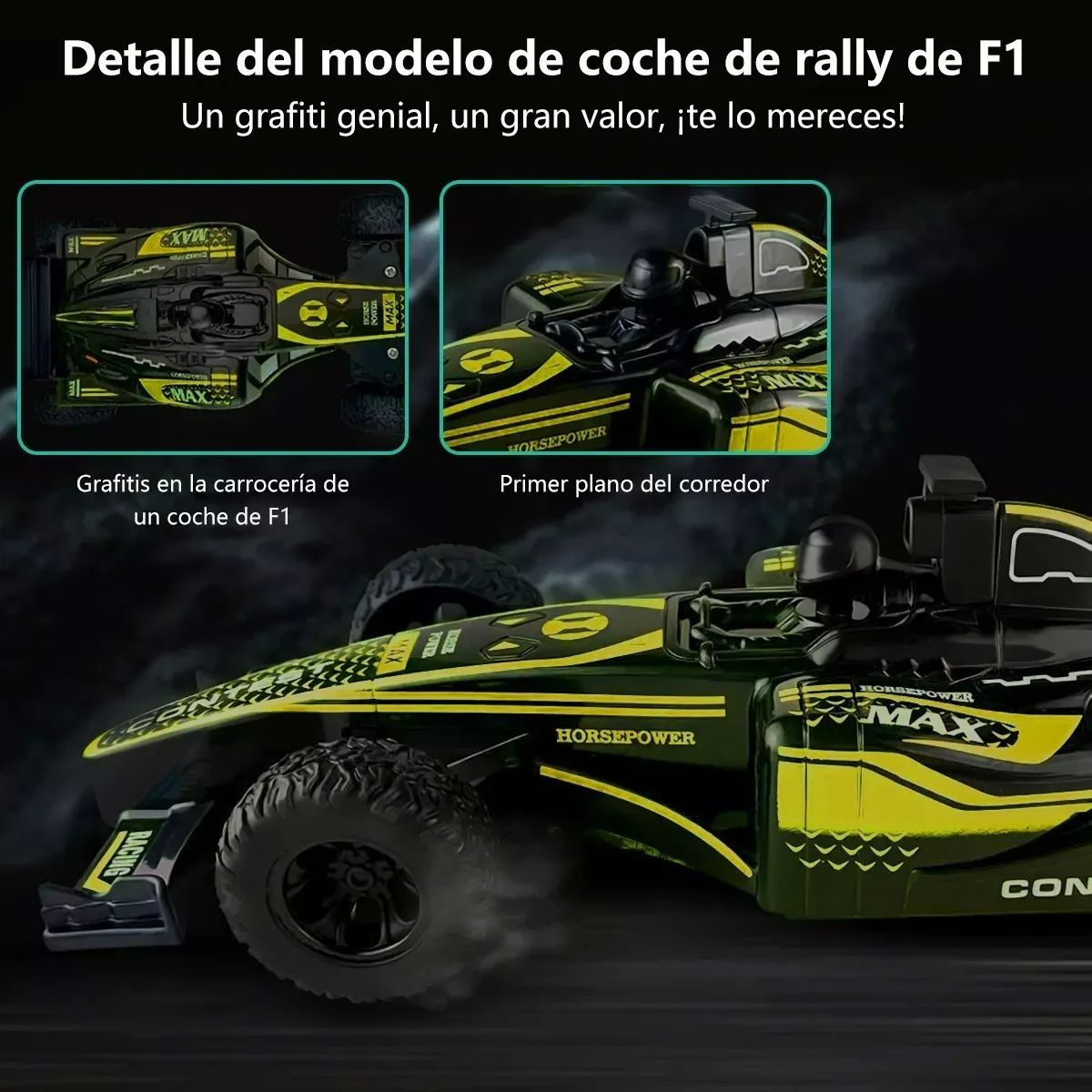 Coche De Control Remoto Recargable 1:20 Para Niños