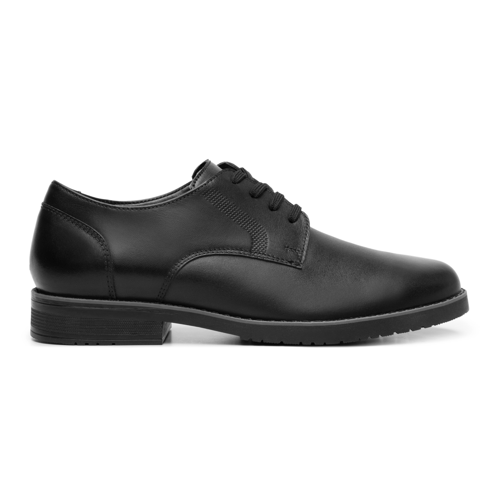 Zapato Escolar Negro Para Niños Flexi Piel Lisa 50914 Moda