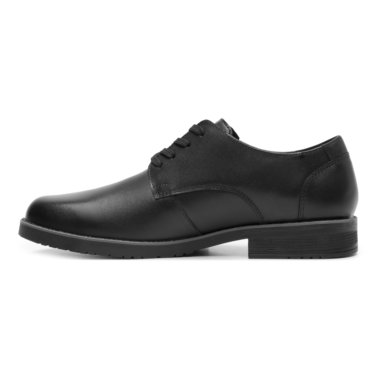 Zapato Escolar Negro Para Niños Flexi Piel Lisa 50914 Moda