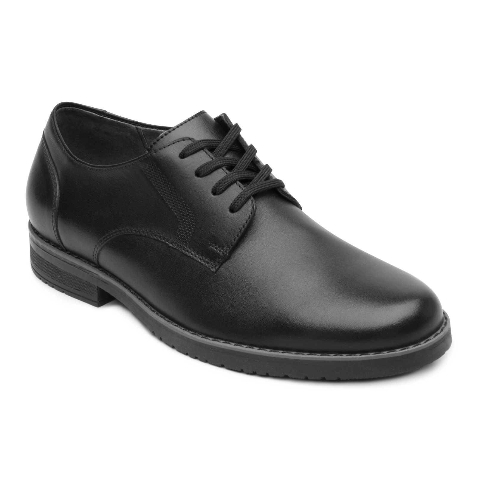 Zapato Escolar Negro Para Niños Flexi Piel Lisa 50914 Moda