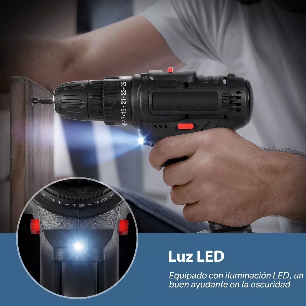 3 En 1 Taladros Inalambricos Atornillador Eléctrico Kits