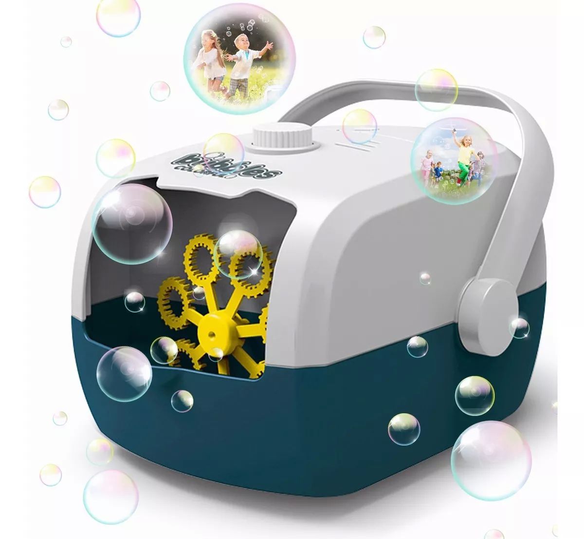 Máquina De Burbujas Automática Portátil Para Niños De Fiesta