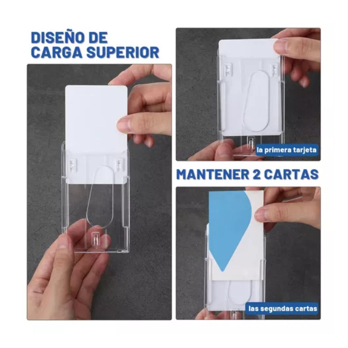 Porta Gafete Porta Credencial Acrilico 25 Pcs Transparente