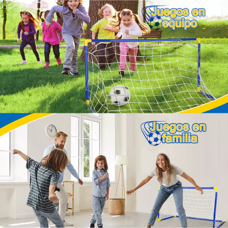 Set De 1 Porterias De Plástico Futbol Rapido.