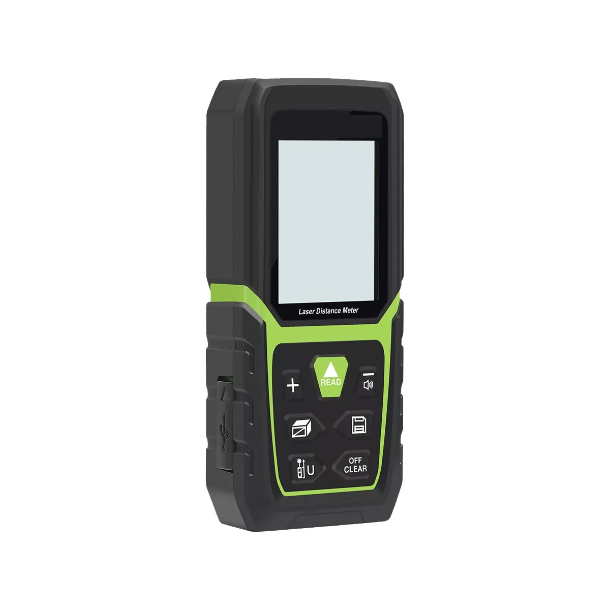 Telémetro Láser M/in/ft Lm100a De 330ft/100m Negro/Verde Fosforecente