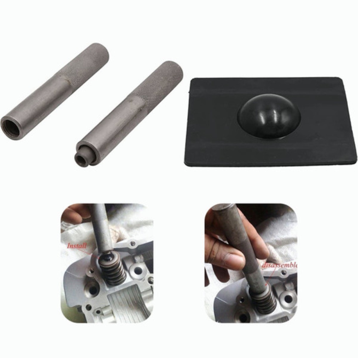 Extractor Y Conector De Valvula Universal Para Motocicleta Plat 