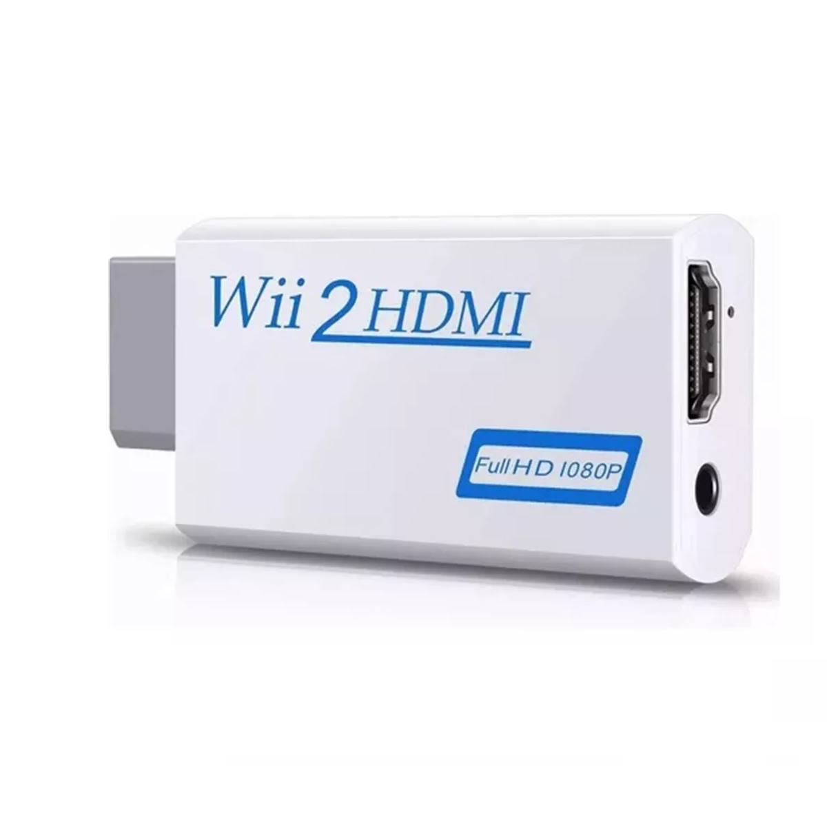 Adaptador Wii Conectar Hdmi 1080p Convertidor Audio Y Vídeo Blanco