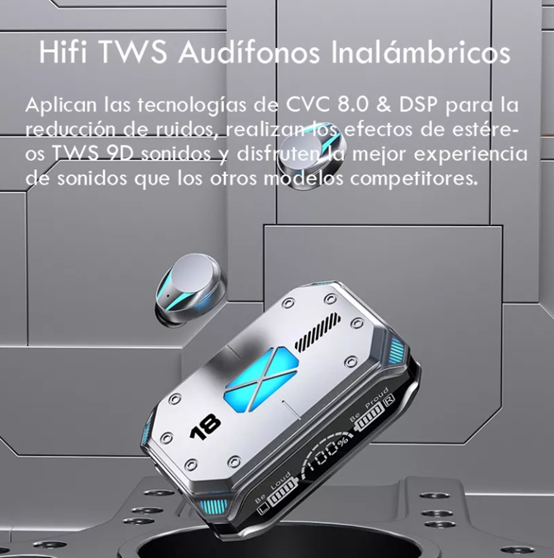 Audifonos Bluetooth 5.3 Inalámbrico Auriculares M41