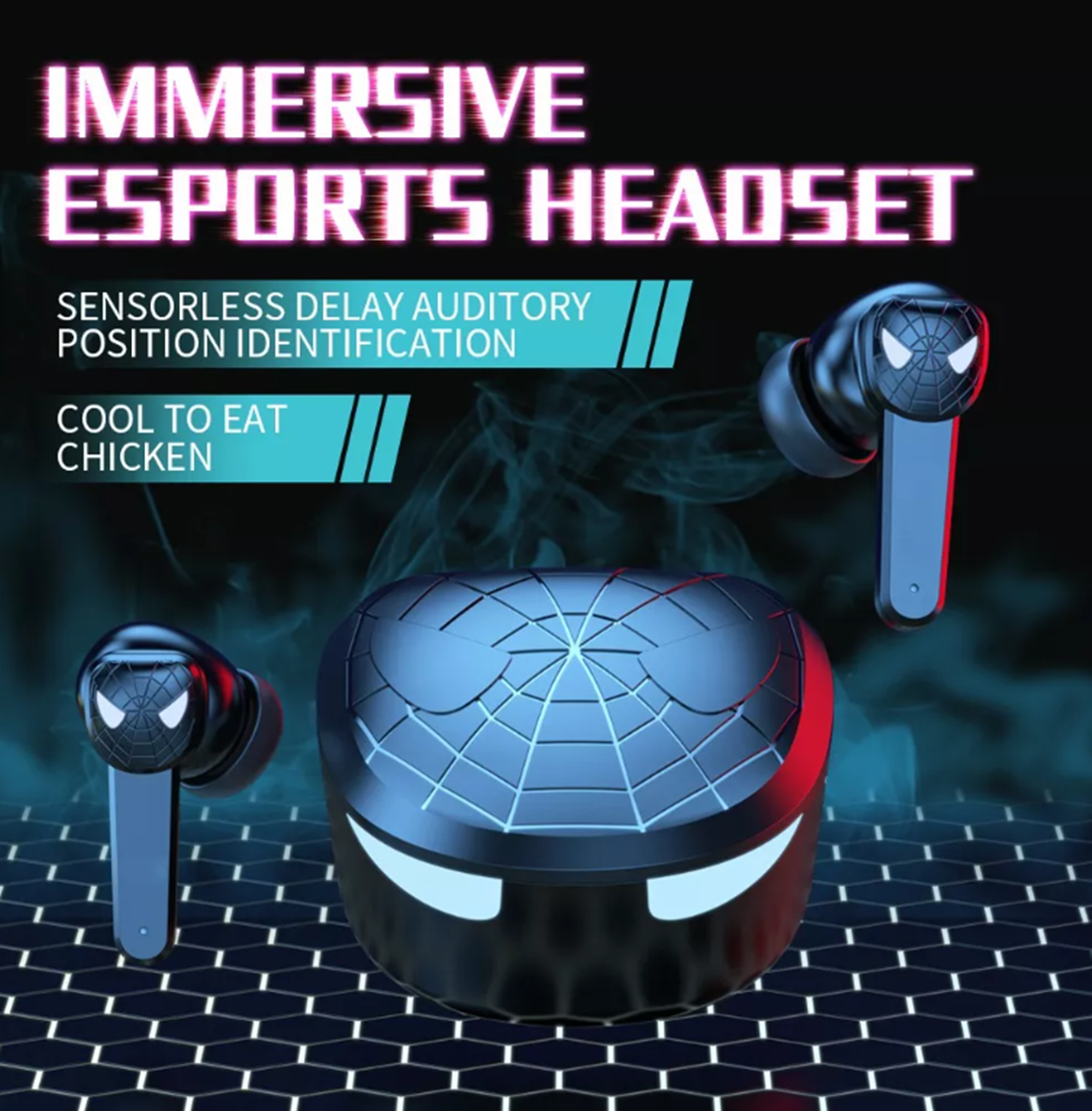 Audífonos In-ear Gamer Inalámbricos Spiderman
