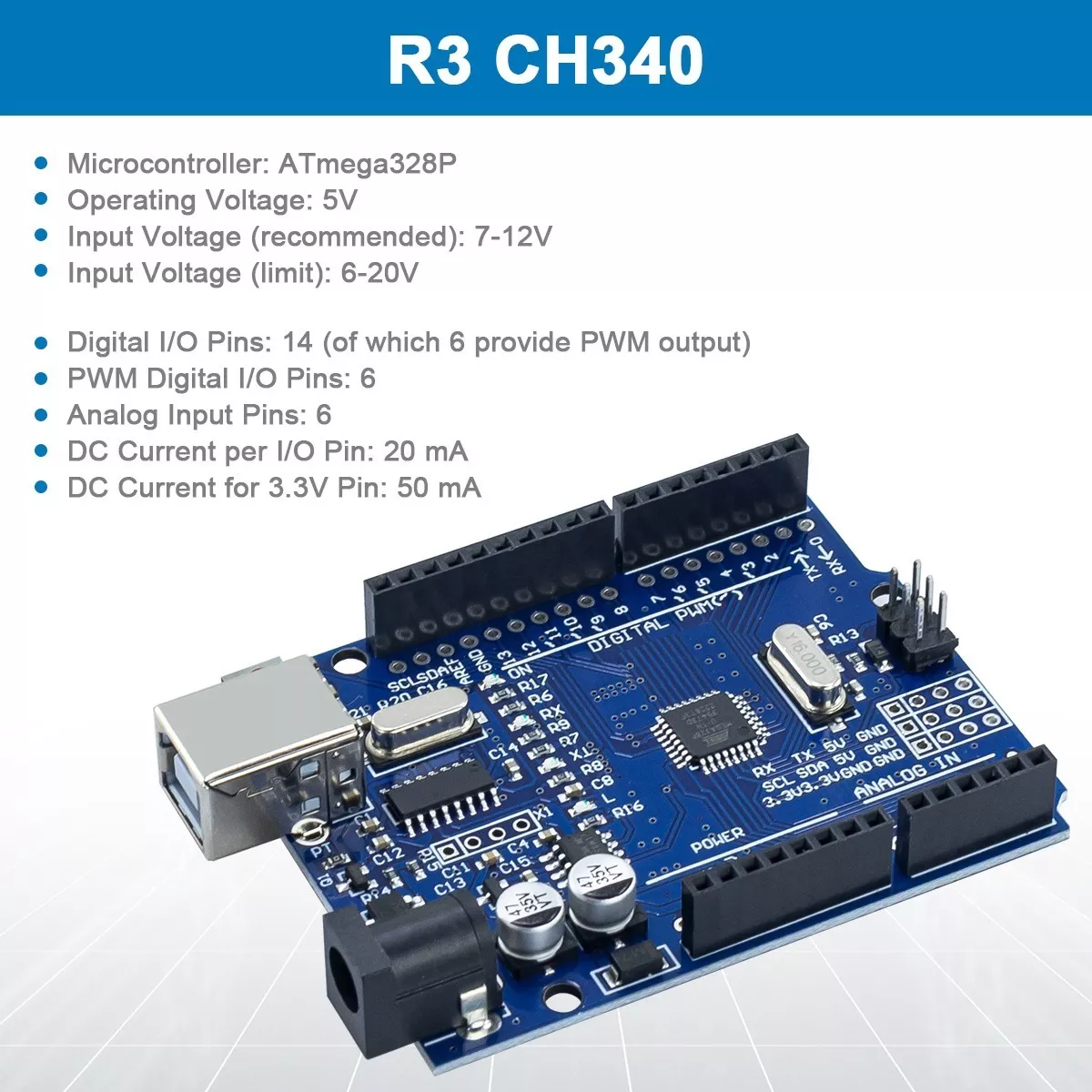 Kit Básico De Inicio Uno R3 Para Arduino Ide Con Tutorial