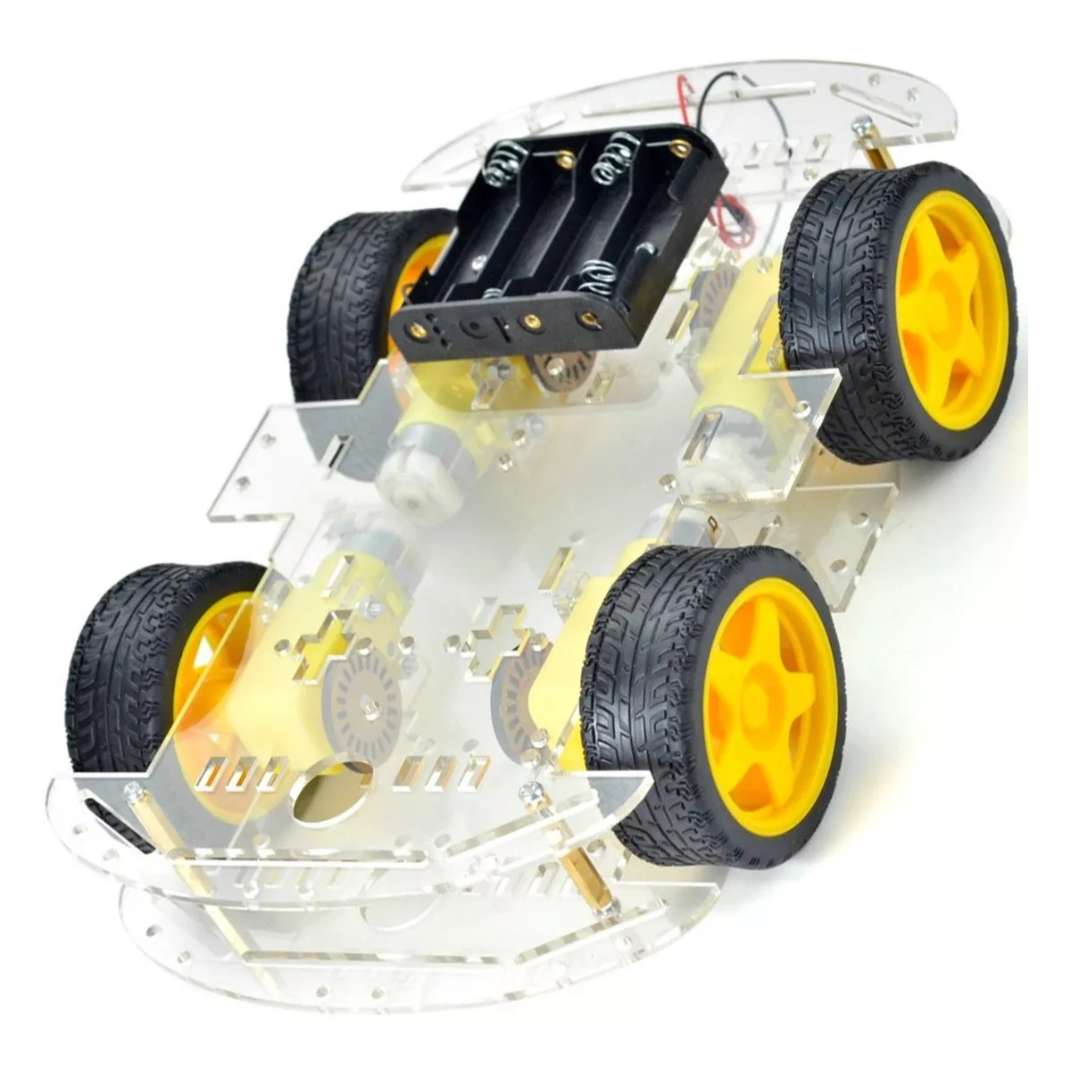 Chasis De Carro Kit Arduino, 4 Llantas