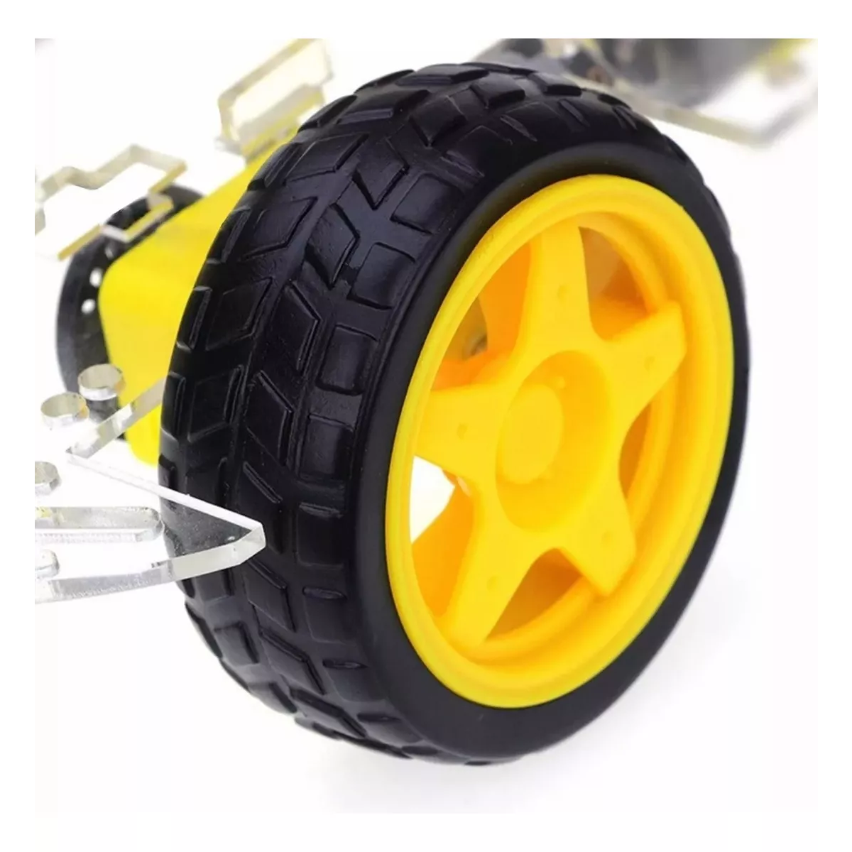 Chasis De Carro Kit Arduino, 4 Llantas