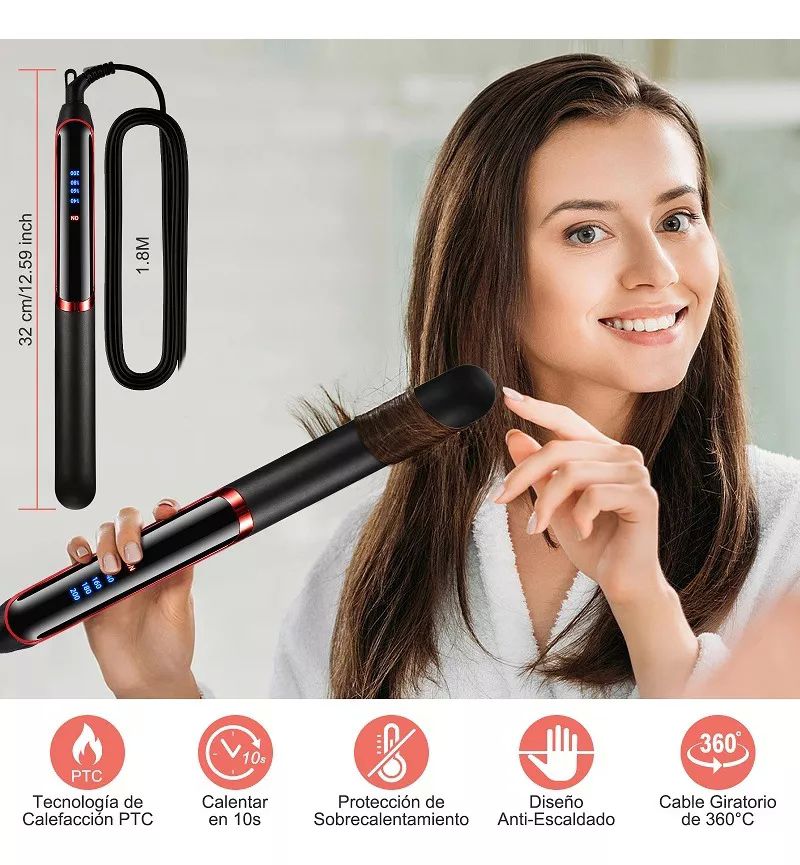 Plancha Para Cabello De Cerâmica Plancha Para Pelo Y Rizado