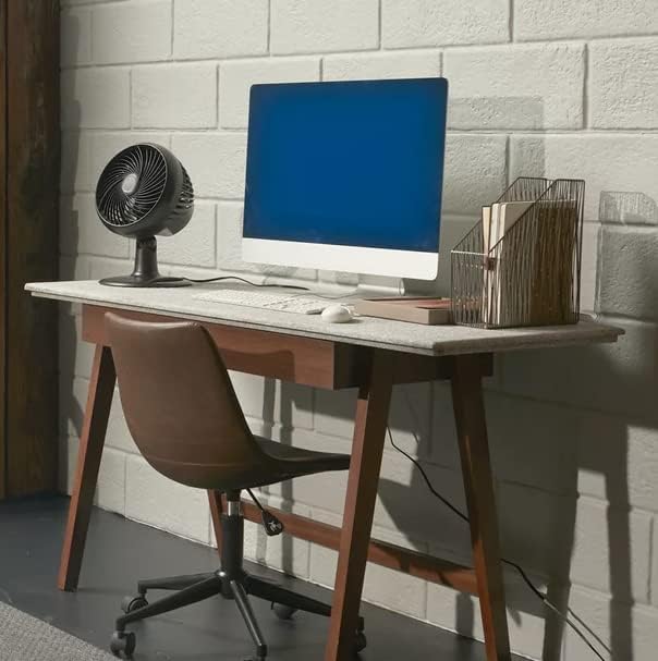 Honeywell Ventilador de Mesa Oscilante Turbo Power con 3 Velocidades, Circulador de Aire con Opción de Montaje en Pared, Ideal para Hogar y Oficina- HPF860BWM (Reacondicionado)